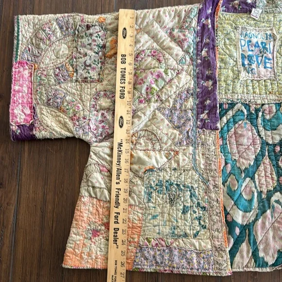 Magnolia Pearl Quilt-Work Ainika Kimono Jacket Layering Piece - Picture 13 of 14